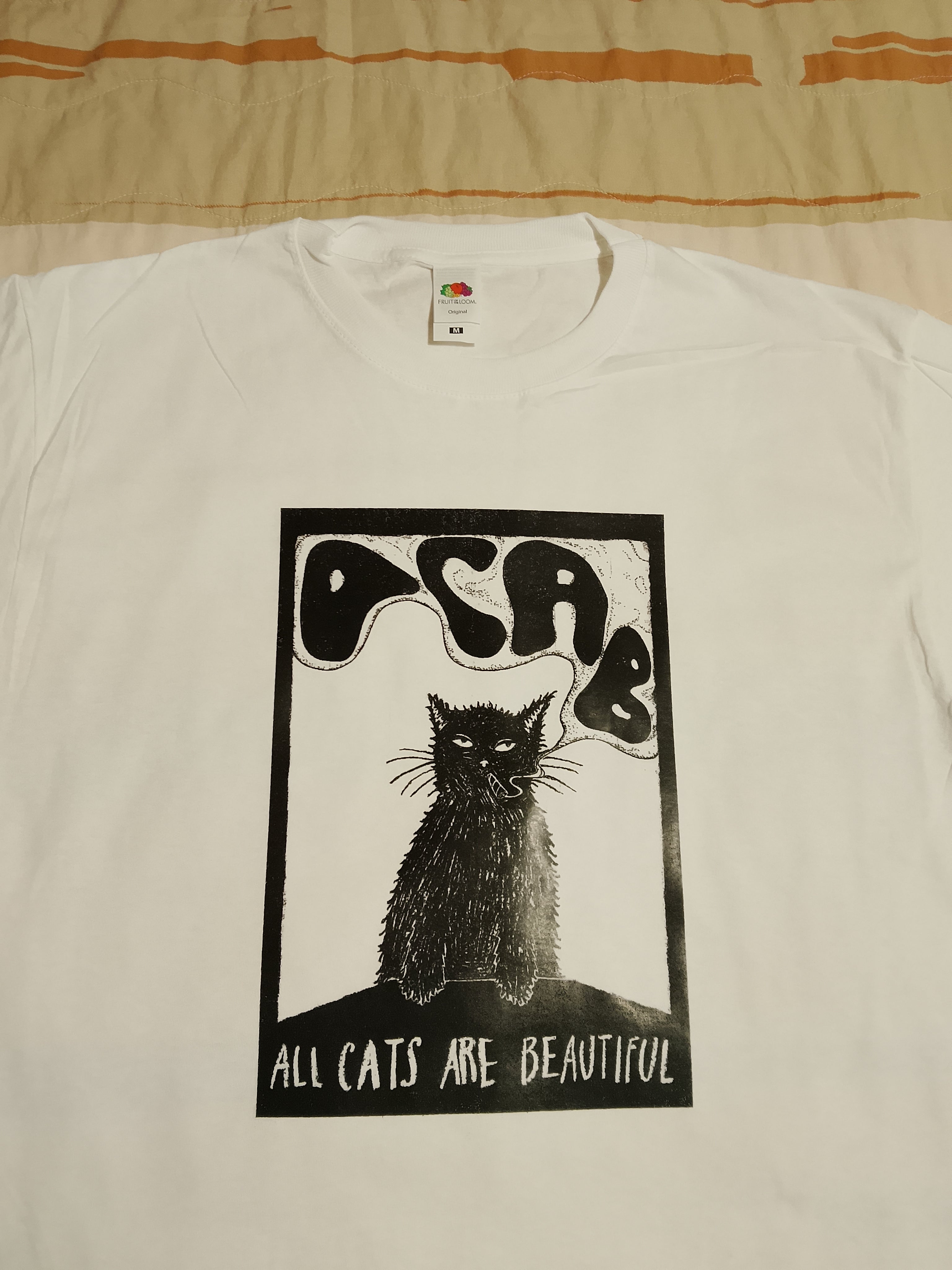 Tshirt fruit of the loom Acab Cats All Cats Are Beautiful
