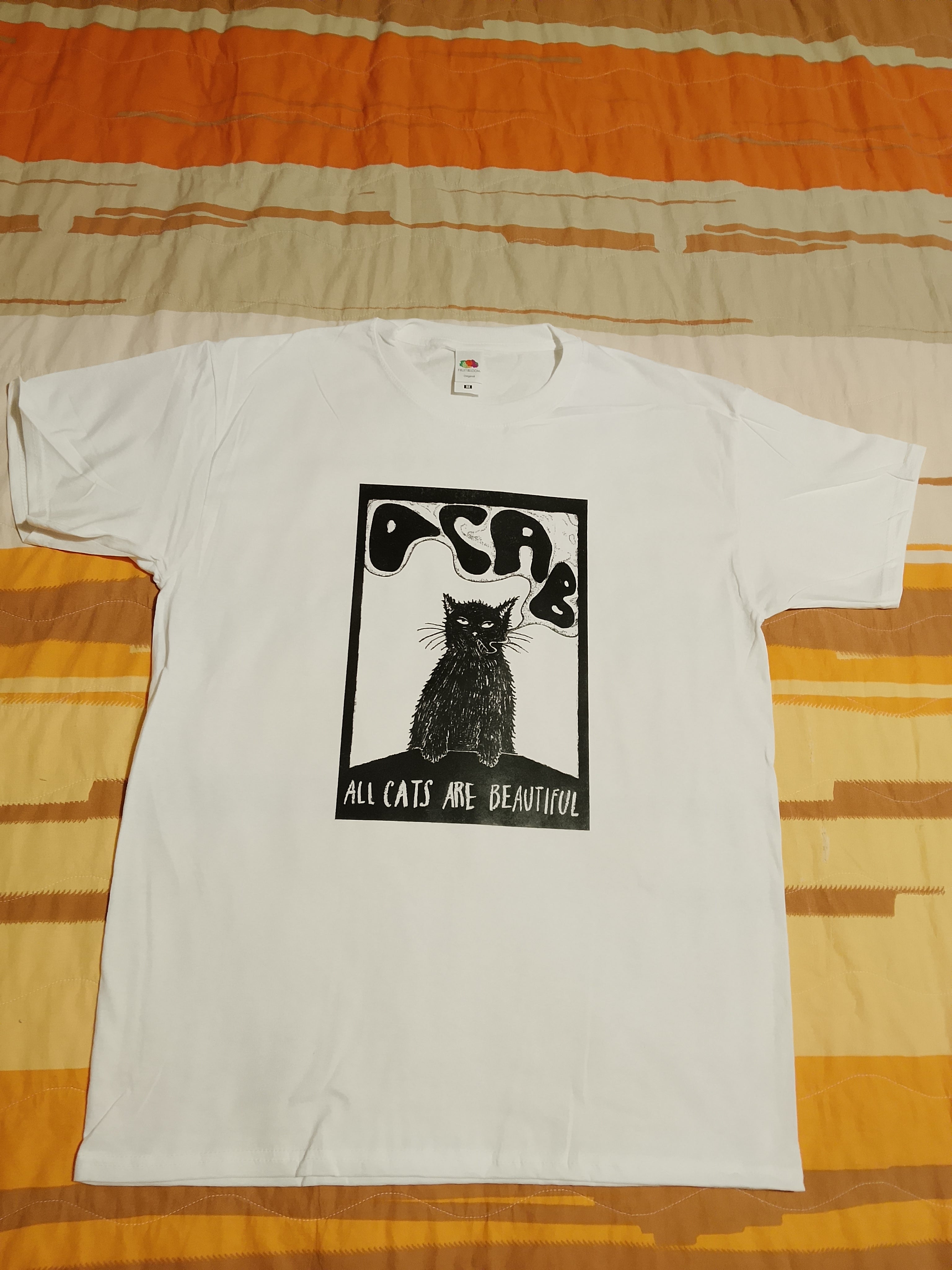 Tshirt fruit of the loom Acab Cats All Cats Are Beautiful