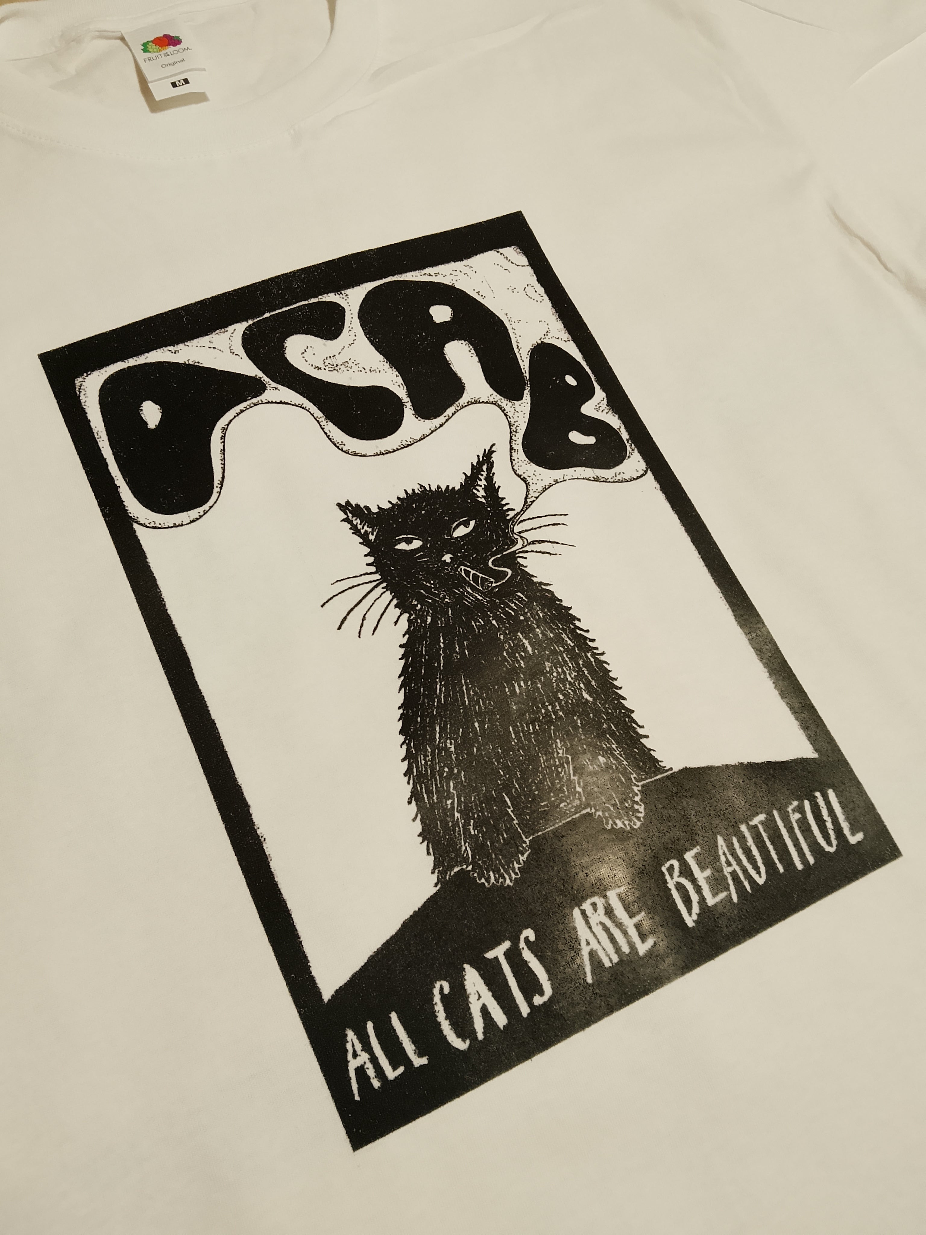 Tshirt fruit of the loom Acab Cats All Cats Are Beautiful
