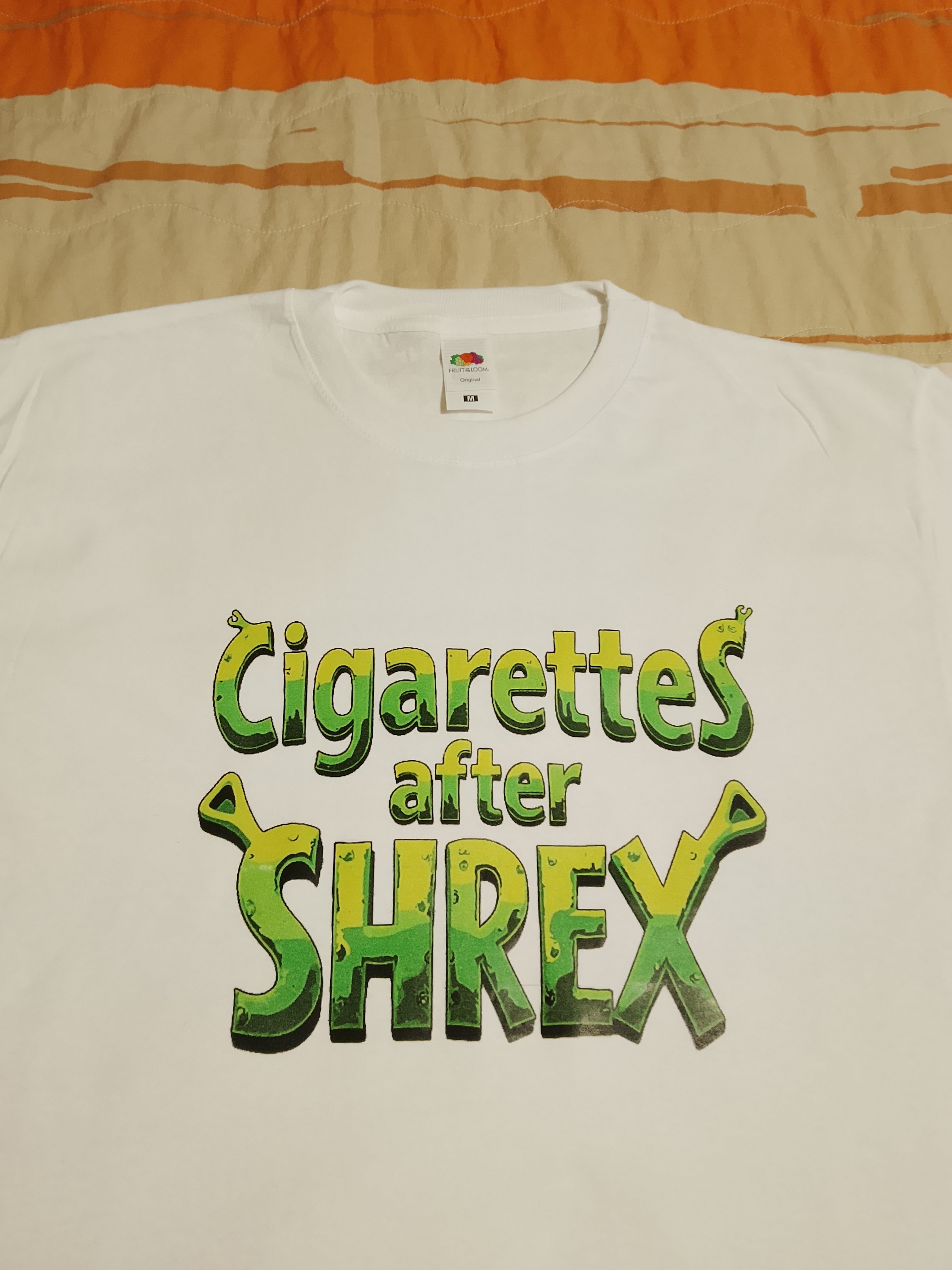 Tshirt Fruit of the loom Cigarettes After Shrek