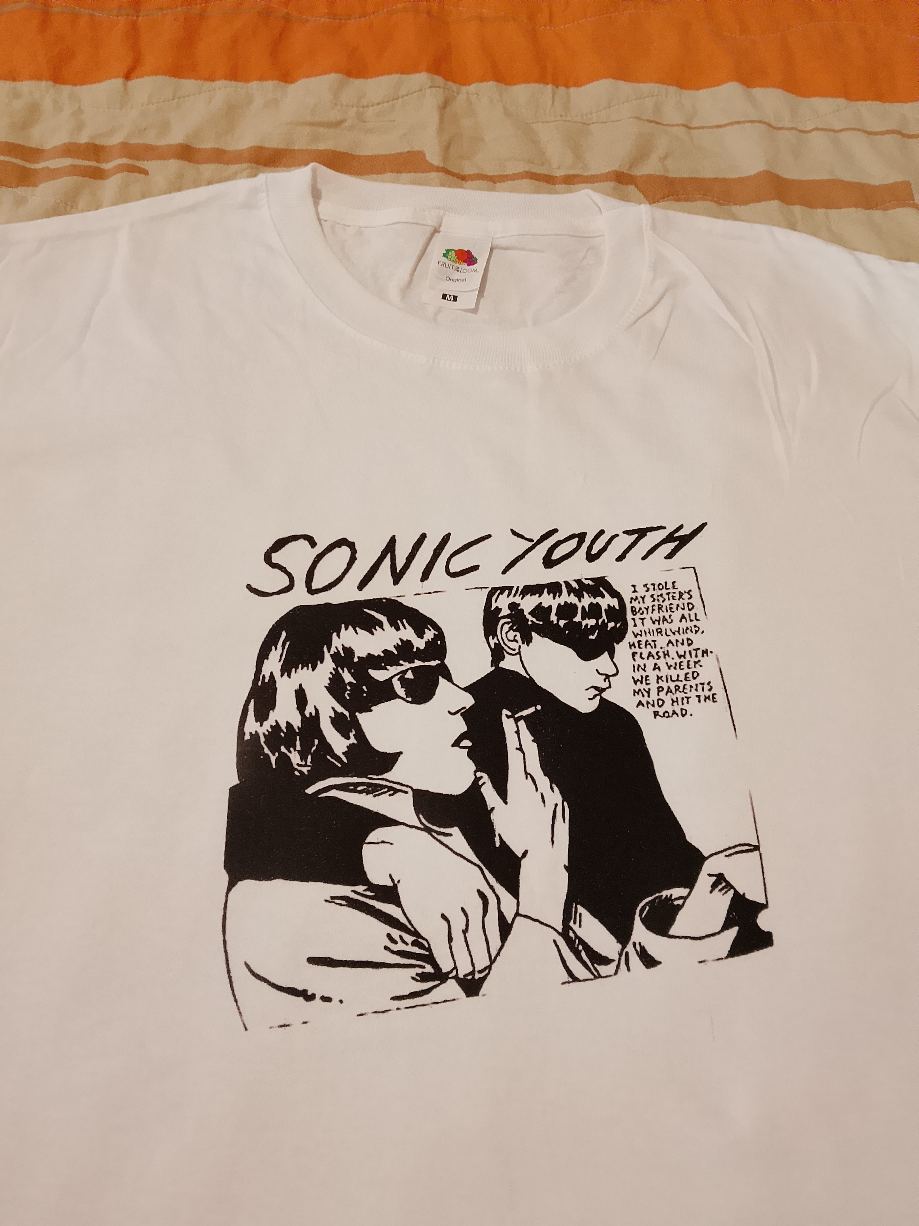 Tshirt fruit of the loom Sonic Youth