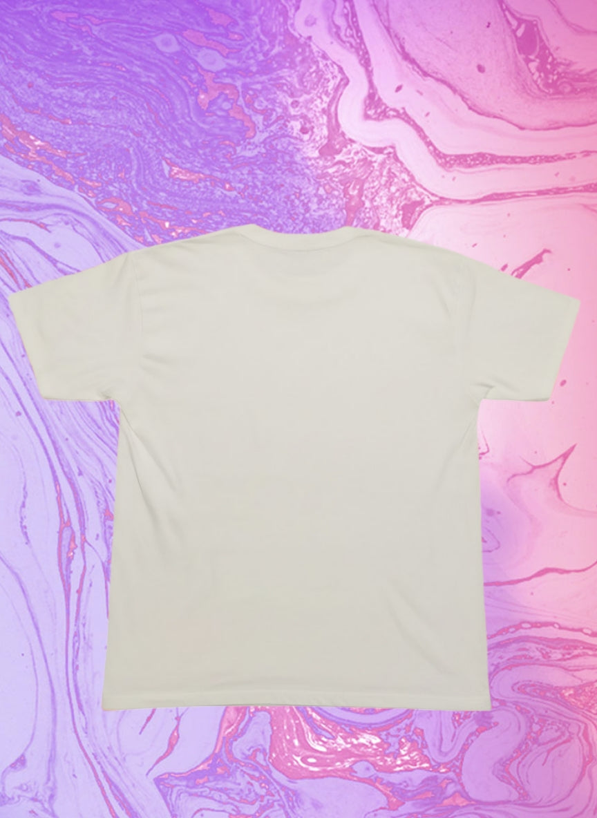 T-shirt cotone con scritta I love boobies