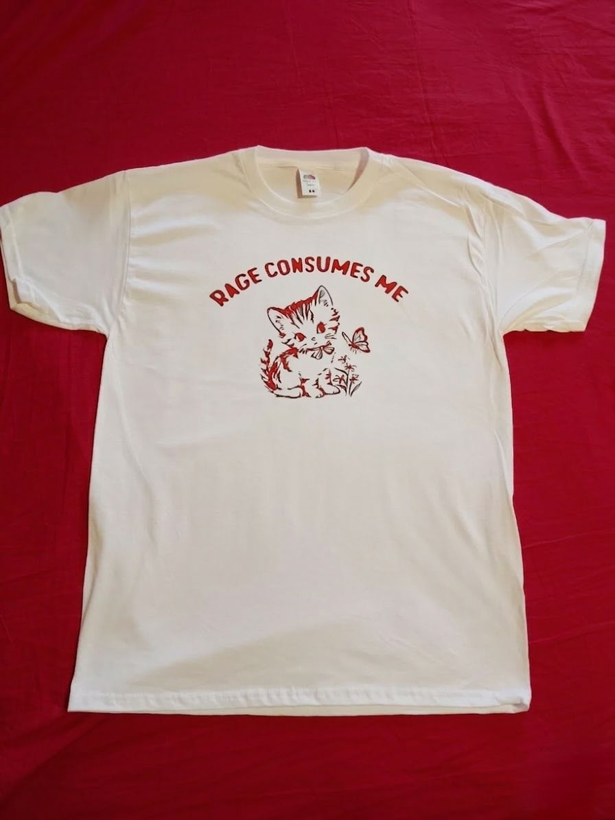 Maglia fruit of the loom Rage consumes me